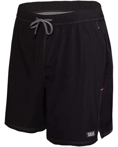 Saxx Underwear Co. Oh Buoy 2n1 Volley 7 Inches Swim Shorts - Black
