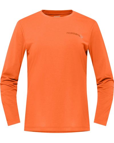 Norrøna Femund Tech Long Sleeve T - Orange
