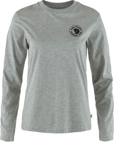 Fjallraven 1960 Logo Long Sleeve T - Grey