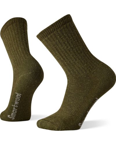 Smartwool Hike Classic Edition Full Cushion Solid Crew Socks - Green