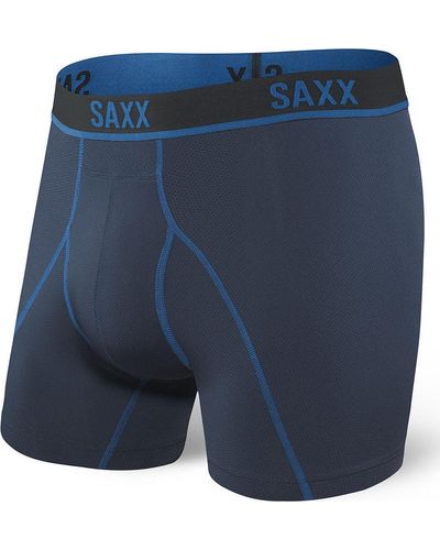 Saxx Underwear Co. Kinetic Hd Boxer Brief - Blue