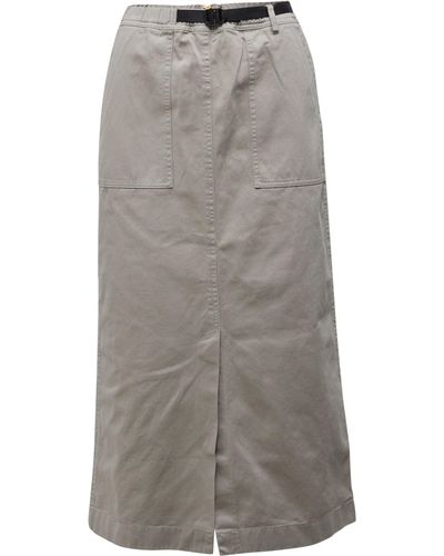 Gramicci Long Baker Skirt - Grey