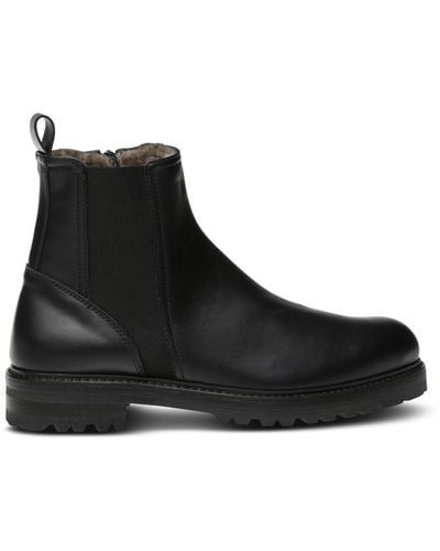La Canadienne Leonardo Leather Boots - Black