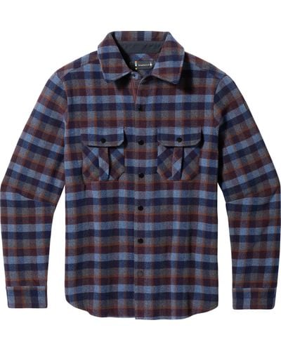 Smartwool Anchor Line Shirt Jacket - Blue