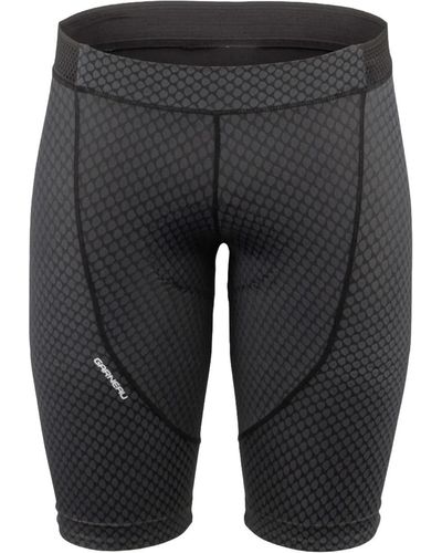 Garneau Fit Sensor Texture Cycling Shorts - Grey