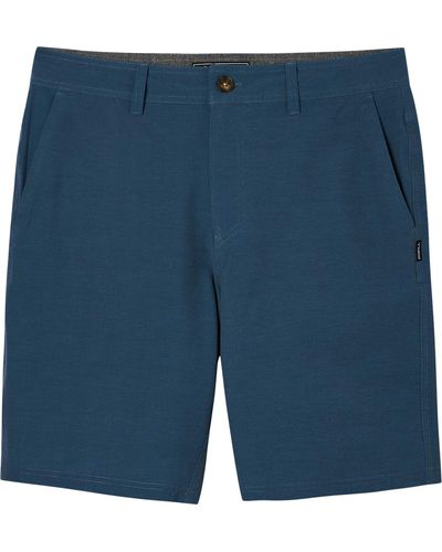 O'neill Sportswear Stockton Print 20 In Hybrid Shorts - Blue