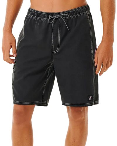 Rip Curl Quality Surf Products Volley Shorts - Black