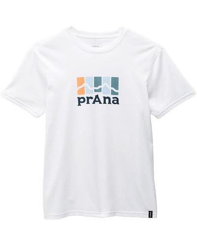 Prana Pr Ana Mountain Light Short Sleeve T - White