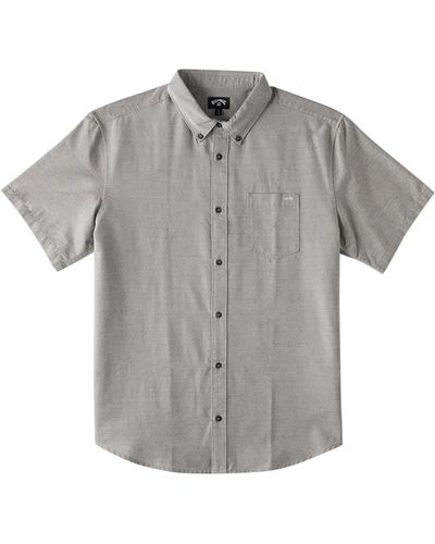 Billabong All Day Short Sleeve Shirt - Grey