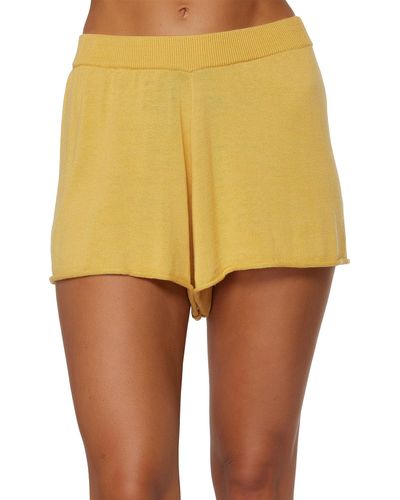 O'neill Sportswear Mila Knit Shorts - Yellow