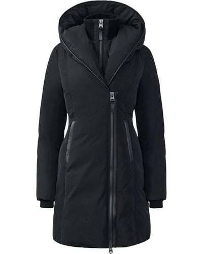 Mackage Kay Down Coat With Signature Collar - Black