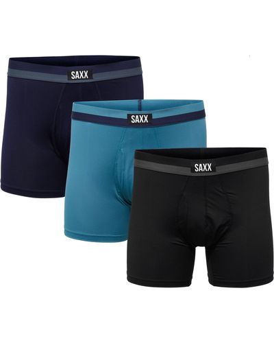 Saxx Underwear Co. Sport Mesh Fly 3 - Blue