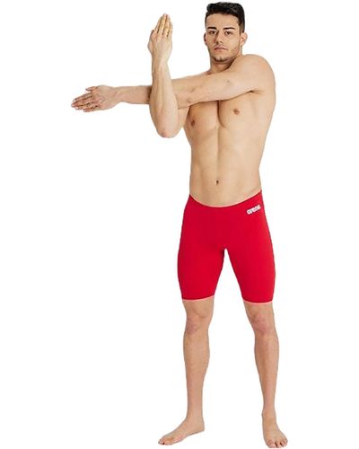Arena Team Swim Jammer Shorts - Red