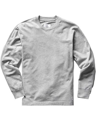 Reigning Champ Midweight Jersey Long Sleeve - Grey
