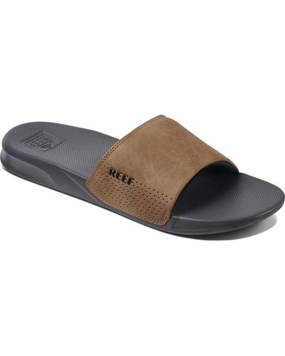 Reef One Slide Sandals - Brown