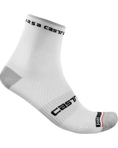 Castelli Rosso Corsa Pro 9 Socks - White