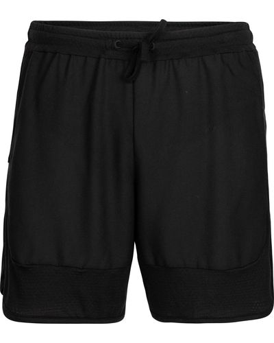 Icebreaker Zone Knit Merino Shorts - Black