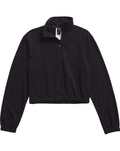 The North Face Better Terry 1/2 Zip Pullover - Black