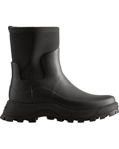 HUNTER City Explorer Neoprene Short Boots - Black
