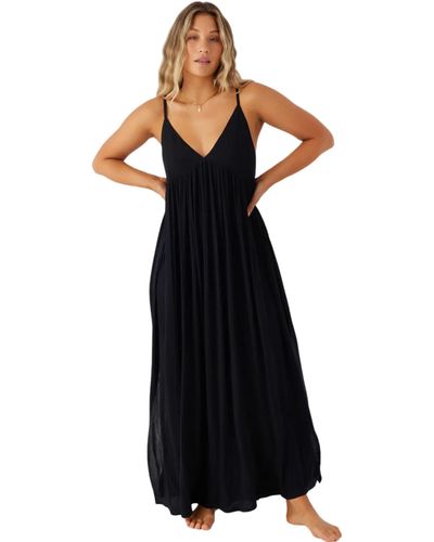 O'neill Sportswear Saltwater Solids Maxi Cover Up - Black