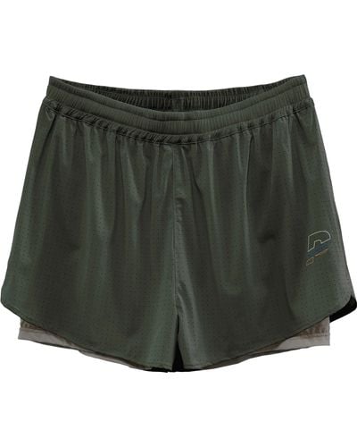 PRAISE Motion Performance Mesh Double Layer Shorts - Green
