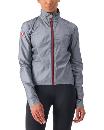 Castelli Tempesta Lite Waterproof Jacket - Grey
