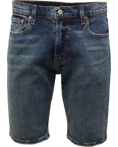 Levi's 412 Slim Fit Jean Shorts - Blue