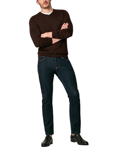 Mavi Jake Slim Leg Jeans - Black