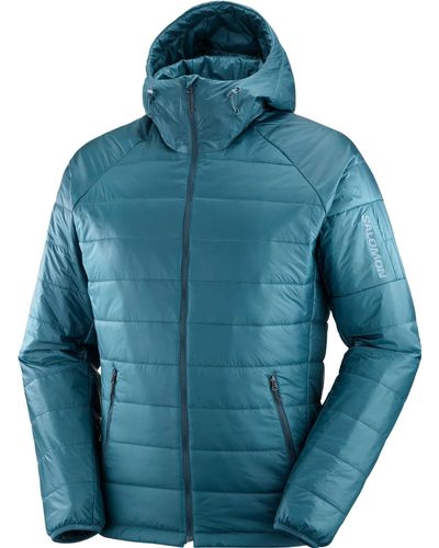 Salomon Outline Insulated Hooded Jacket - Blue