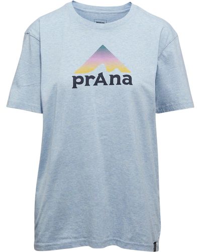 Prana Pr Ana Pr Ana Graphic Short Sleeve Tee - Blue
