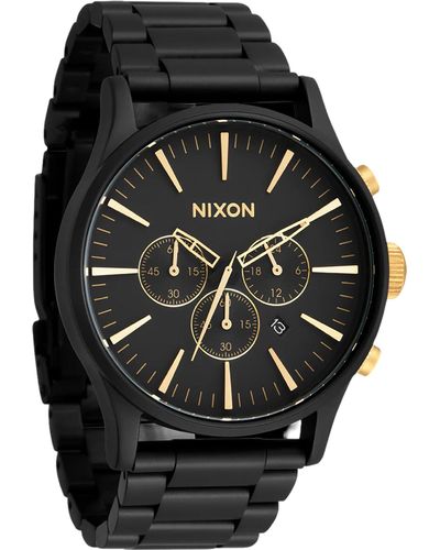 Nixon Sentry Chrono Watch - Black