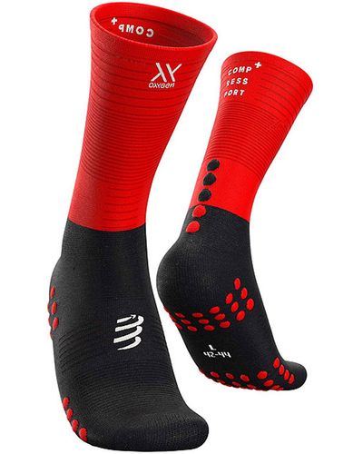 Compressport Mid Compression Socks - Red