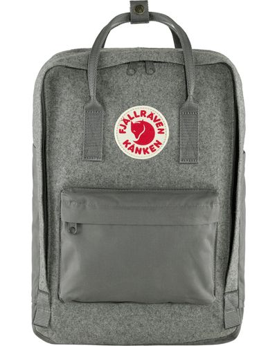 Fjallraven Kånken Recycled Wool 15 Inches Laptop Bag - Grey