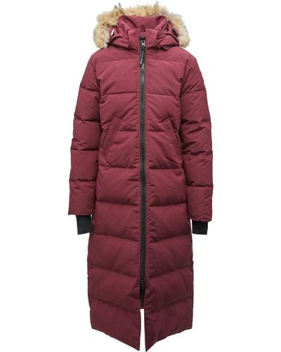 Canada Goose Mystique Heritage With Fur Parka - Red
