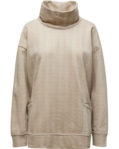 Columbia Lodge Funnel Neck Pullover Big Size - Natural