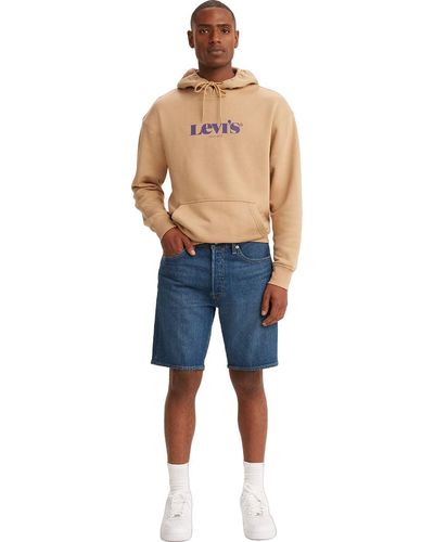 Levi's 501 Original Hemmed Shorts - Blue