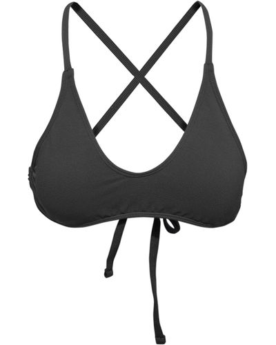 June Swimwear Jade Surf Bikini Top - Black