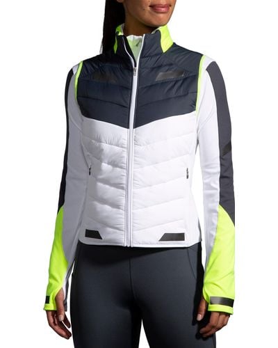 Brooks Run Visible Insulated Vest - White