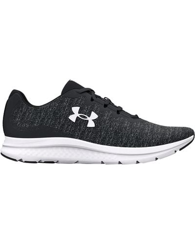 Under Armour Charged Impulse 3 Knit Running Shoes - Black