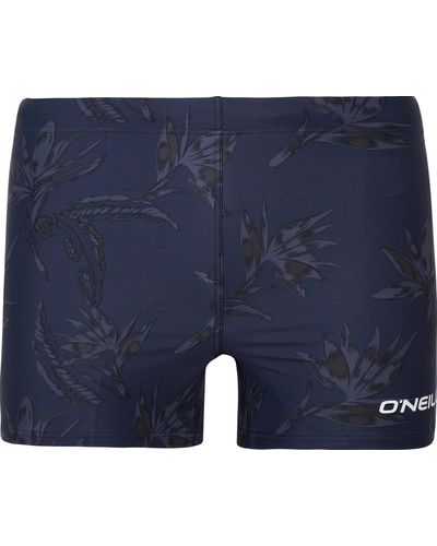 O'neill Sportswear Tonal Print Swim Trunks - Blue