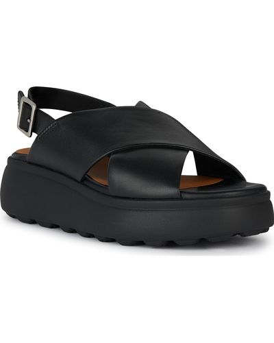 Geox Spherica Ec4.1 S Sandals - Black