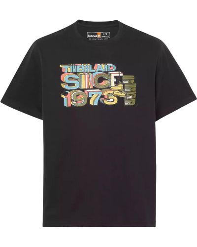 Timberland Since '73 Short Sleeve Graphic T - Black