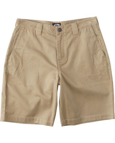 Billabong Carter Workwear Shorts 21" - Natural