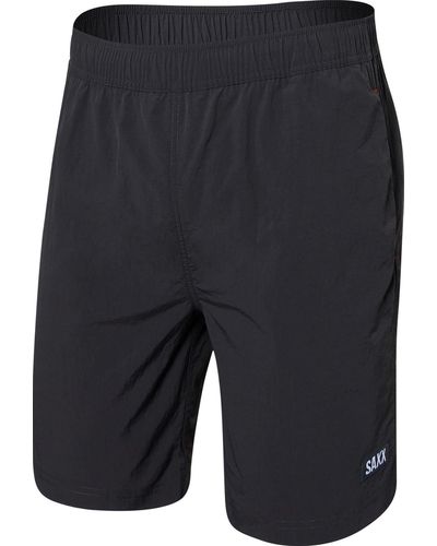 Saxx Underwear Co. Go Coastal 7 In Swim Shorts - Blue