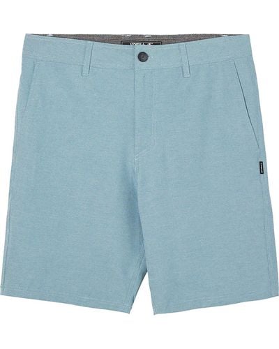 O'neill Sportswear Reserve Light Check 19 In Shorts - Blue