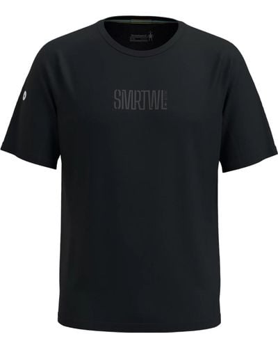 Smartwool Active Ultralite Graphic Short Sleeve T - Black