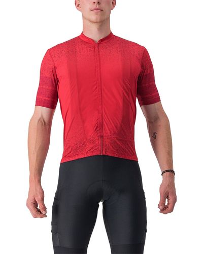 Castelli Unlimited Terra Cycling Jersey - Red