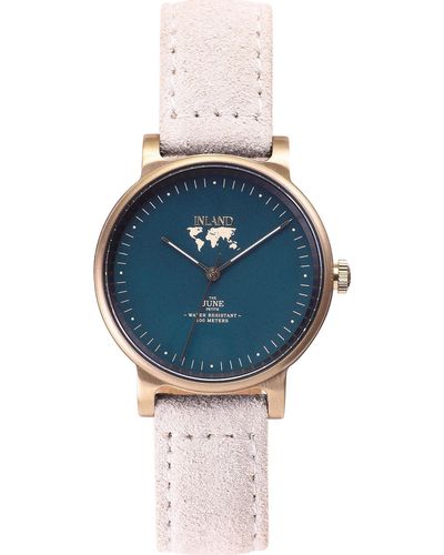 La Maison Inland The June Petite 34mm Watch With Extra 16mm Classic Strap - Blue