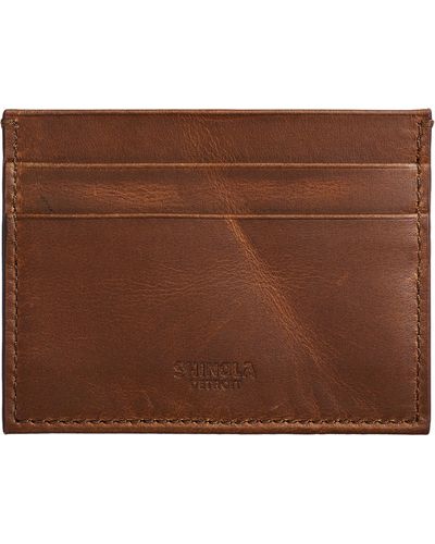 Shinola 5 Pocket Card Case - Brown