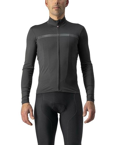Castelli Pro Thermal Mid Long Sleeve Jersey - Grey